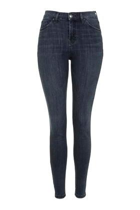 Topshop Petite Washed Black Jamie Jean