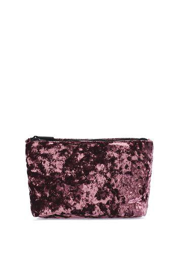 Topshop Velvet Make-up Bag