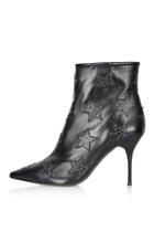 Topshop Limited Edition Painter Leather Star Stud Boots