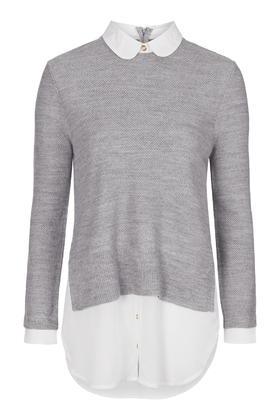 Topshop Tall Hybrid Jumper
