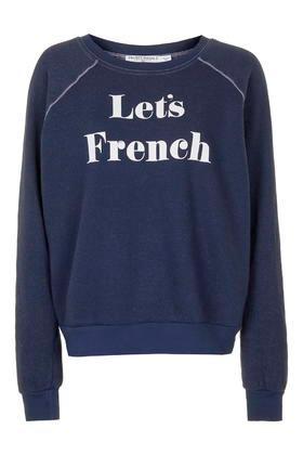Topshop Lets French Sweatshirt By Project Social T