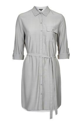 Topshop Belted Shirtdress