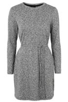 Topshop Tie Belt Mini Pullover Dress
