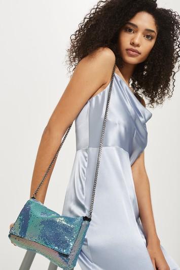 Topshop Chainmail Cross Body Bag