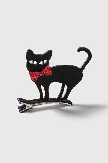 Topshop Black Cat Hair Clip