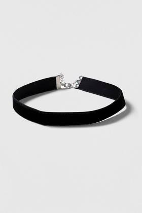 Topshop Thin Velvet Choker