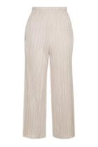 Topshop Petite Pleated Crop Trousers