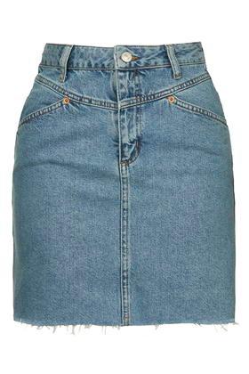 Topshop Moto '80s High-waisted Skirt
