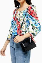 Topshop Casady Mini Black Stud Cross Body Bag