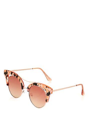Topshop Extreme Clubmaster Sunglasses