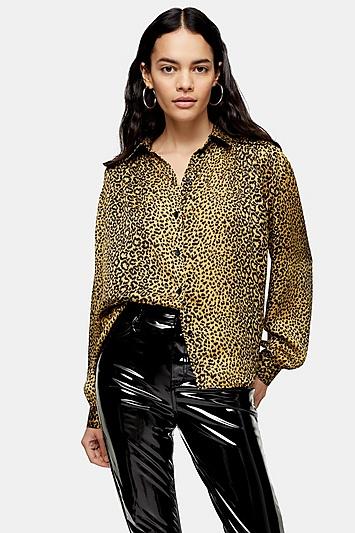 Topshop Animal Printed Shirt