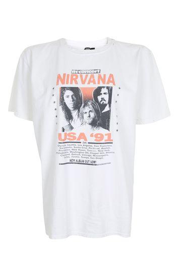 Topshop Nirvana '91 Tour Tee By And Finally