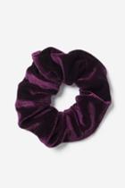 Topshop Purple Velvet Hair Scrunchie