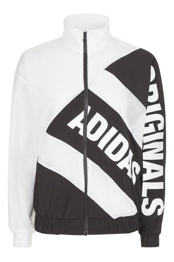 Topshop Mesh Track Top By Adidas Originals