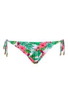 Topshop Tropical Tie-side Bottoms