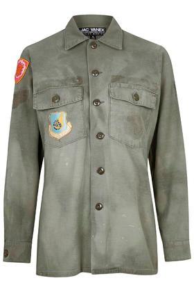 Topshop Army Jacket By Jac Vanek