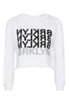Topshop Tall Brooklyn Reflective Sweatshirt