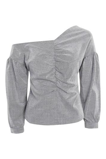 Topshop Off Shoulder Tailored Top