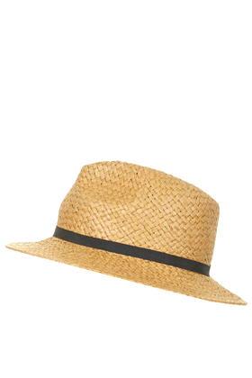 Topshop Straw Fedora Hat