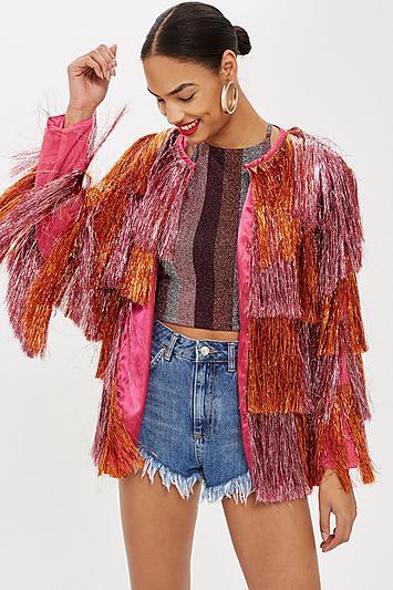 Topshop Tinsel Jacket