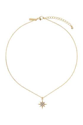 Topshop Gold Plated Star Ditsy Necklace