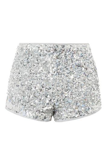 Topshop Sequin Hot Pants