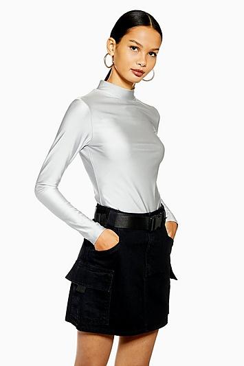 Topshop Disco High Neck Top By We Own The Night