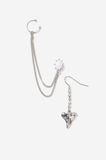 Topshop Shark Tooth Earrings Multipack
