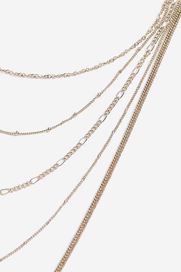 Topshop *mixed Chain Necklace