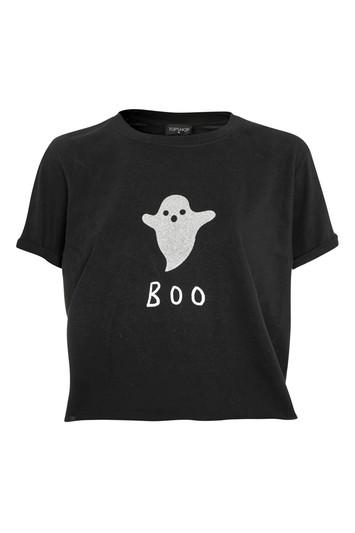 Topshop 'boo' Slogan Ghost T-shirt