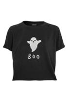 Topshop 'boo' Slogan Ghost T-shirt