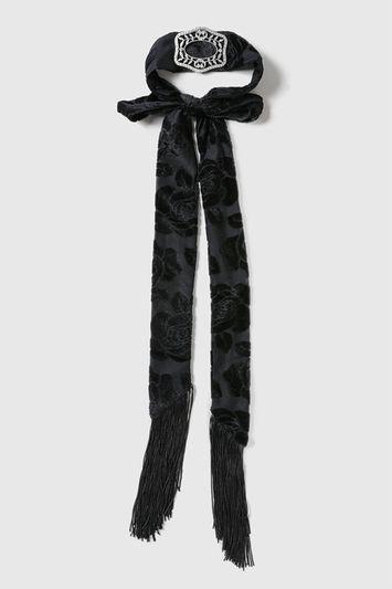 Topshop Velvet Choker Scarf