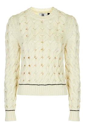 Topshop *ixworth Crew Jumper By Unique