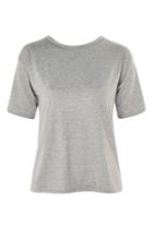 Topshop *tie Back Crop T-shirt By Glamorous
