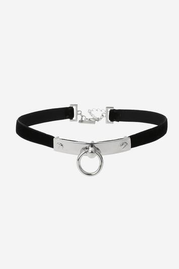 Topshop Bar Choker Necklace