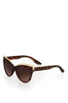 Topshop Sheldon Metal Detail Cateye Sunglasses