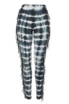 Topshop Tie Dye Fringed Leggings