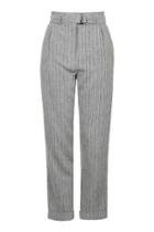 Topshop Stripe Paperbag Trousers