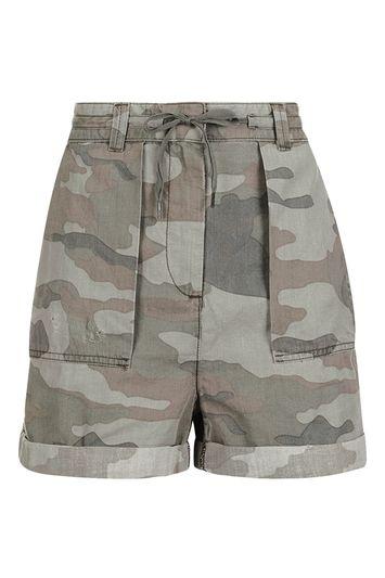 Topshop Camo Casual Tie Shorts