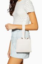 Topshop Swish White Ball Handle Cross Body Bag