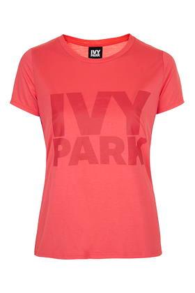 Topshop Logo Crew Neck Tee By Ivy Park