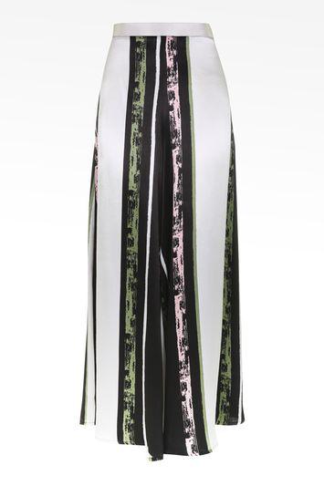 Topshop Satin Stripe Palazzo Trousers