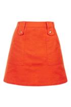 Topshop Square Pocket A-line Skirt
