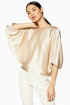 Topshop *silk Batwing Blouse By Boutique