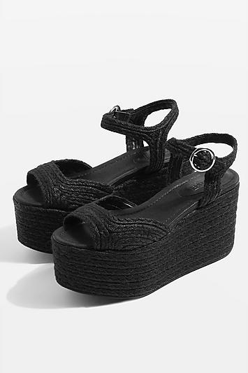 Topshop Weave Wedges