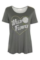 Topshop Wild Flower Tee By Project Social T
