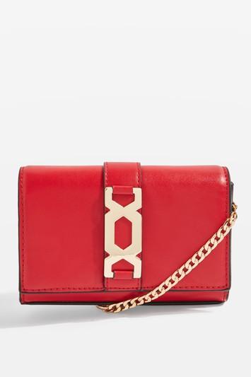 Topshop Rome Hex Hardware Cross Body Bag