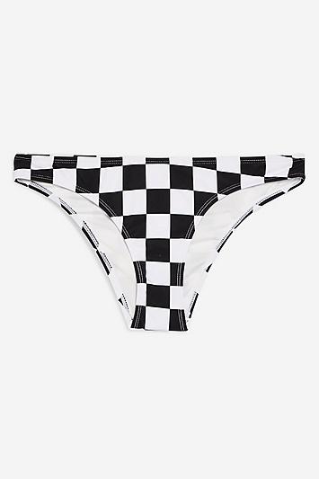 Topshop Checkboard Bikini Bottoms