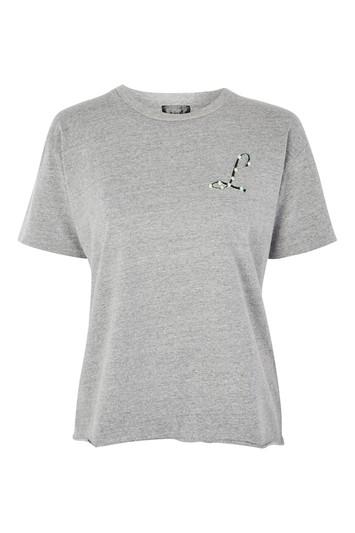 Topshop 'l' Initial T-shirt