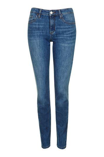 Topshop Moto Mid Blue Baxter Jeans